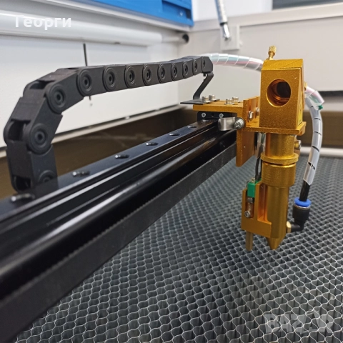 CO2 лазер за гравиране и рязане 60W, 40x60 см, Ruida 6445 (CL6040T) – гр. Левски, снимка 7 - Други машини и части - 52463775