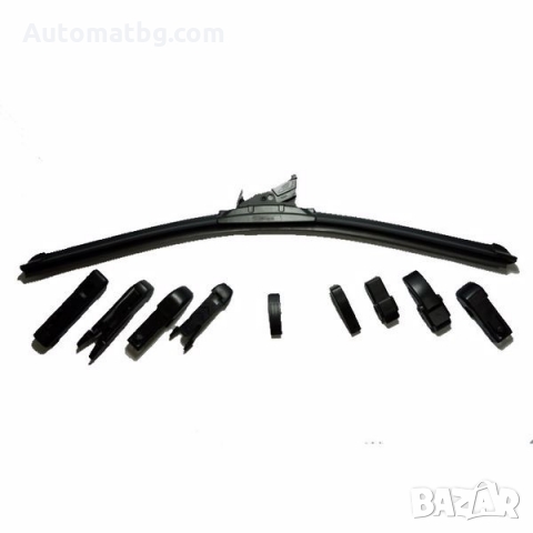 Мултифункционална чистачка Automat, Чистачка за кола, С 10 накрайника, 45см, снимка 2 - Аксесоари и консумативи - 36093280