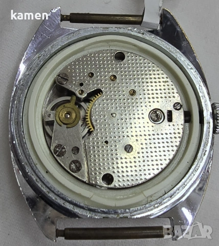 Винтидж механичен часовник Selecta De Luxe - дата - антимагнитен - 70-те години на миналия век, снимка 5 - Антикварни и старинни предмети - 53658866