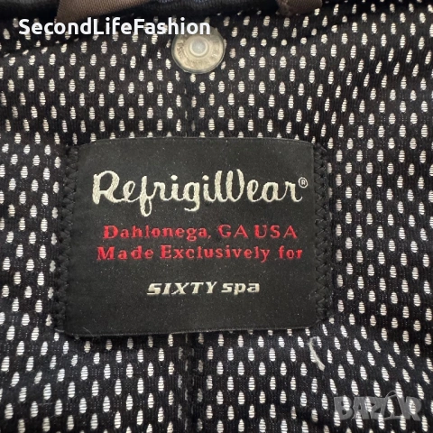 Дамско ватирано яке REFRIGIVEAR Sixty spa, кафяво, размер S, без качулка., снимка 8 - Якета - 53412456