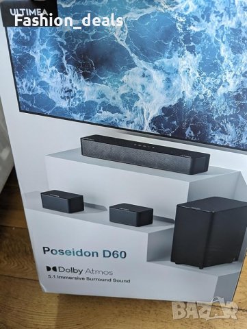 Нови ULTIMEA 5.1 Dolby Atmos Sound Bar, съраунд звукови ленти за телевизор , снимка 2 - Други - 42345362