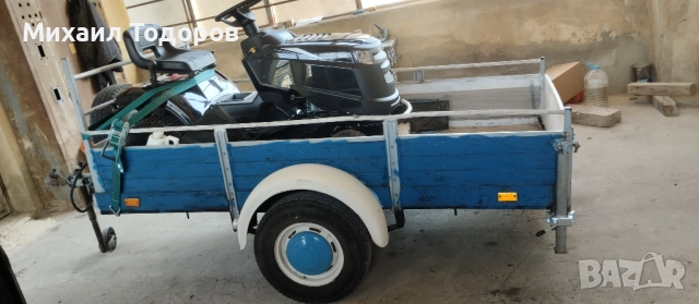 Тракторна косачка + ремарке за кола, снимка 11 - Градинска техника - 51582229