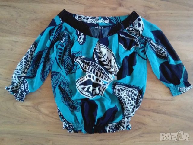 Дамска блуза ELIZABETH М размер, снимка 4 - Ризи - 50381776