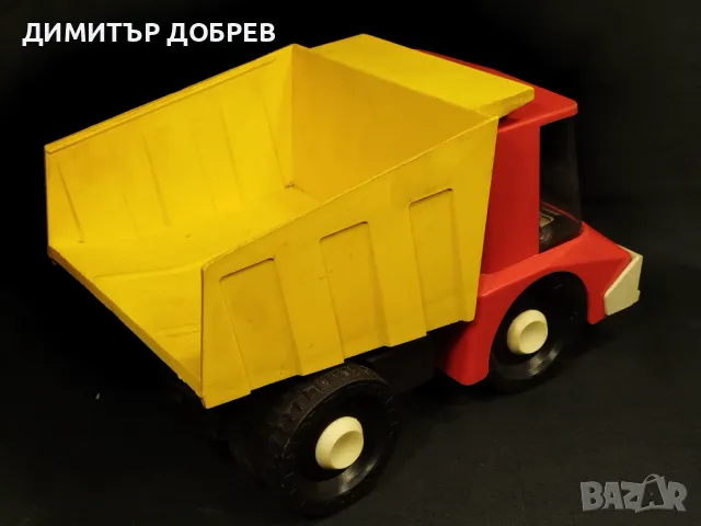 СТАРА РЕТРО СОЦ СССР ПЛАСТМАСА ИГРАЧКА КАМИОН САМОСВАЛ NORMA, снимка 4 - Антикварни и старинни предмети - 49063903