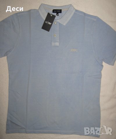 Мъжка polo тениска ARMANI JEANS с яка, снимка 1 - Тениски - 35813772