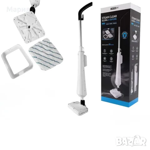 Парен моп Dictrolux Steam Clear – 1300W мощност, унищожава до 99.9% от бактериите, снимка 2 - Парочистачки и Водоструйки - 55709296
