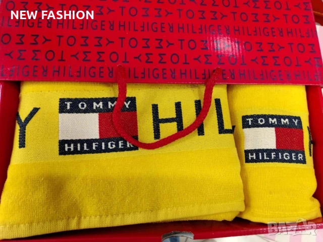 Памучни Хавлии -2бр с Кутия ✨ Tommy Hilfiger ✨ Victoria Secret ✨ Dior ✨, снимка 5 - Хавлиени кърпи - 50944436