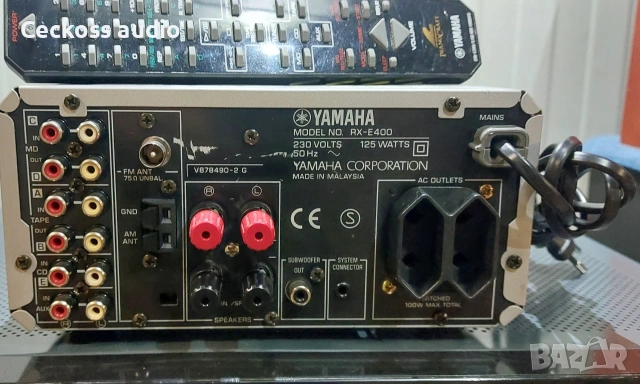 Стерео ресивър YAMAHA RX-E400 с дистанционно , снимка 5 - Ресийвъри, усилватели, смесителни пултове - 53816814
