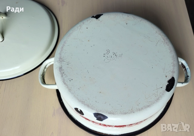 Tенджери емайлирани огнеупорни 3 - 5 литра тенджера, снимка 7 - Съдове за готвене - 29891905