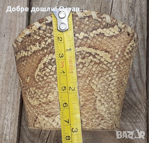 Кожени: Стари кутии, чиния, изделия от кожа, лампион, абажур, моливник, чиния, снимка 17 - Други ценни предмети - 28968026