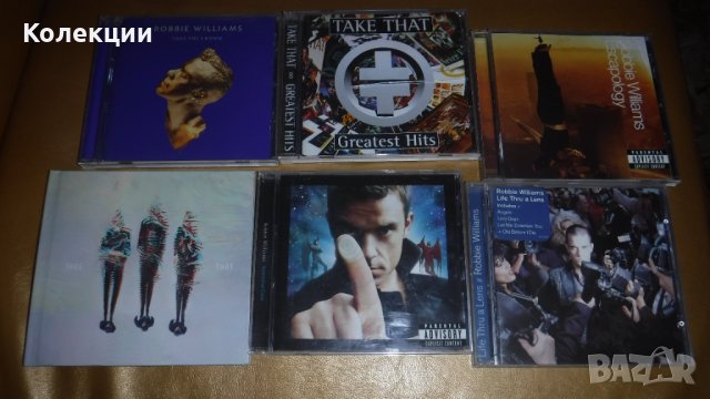 50% ОТСТЪПКА!Дискове CD-та на Take That и Robbie Williams