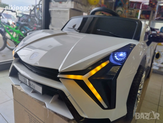 PORSCH Акумулаторна кола DAKOTA бял, снимка 3 - Коли, камиони, мотори, писти - 53849136