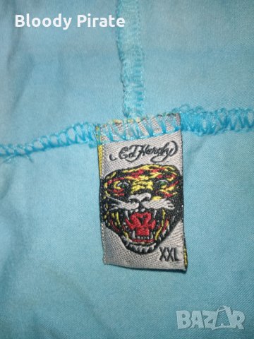 Суичър Ed Hardy - син, снимка 3 - Суичъри - 34738665