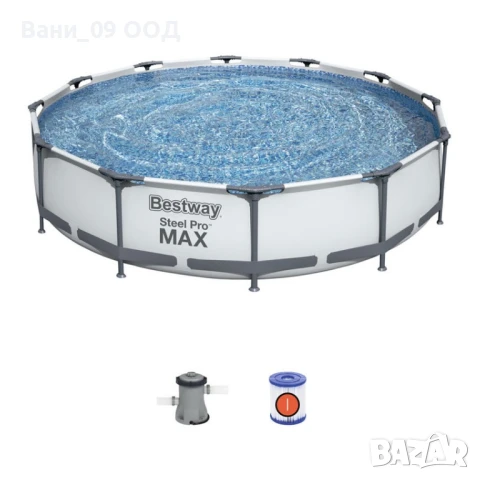 366х76см! Сглобяем басейн с филтърна помпа, снимка 3 - Басейни и аксесоари - 50737636