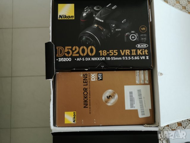 Камера Nikon D5200+обектив Nikkor 18-200 мм, снимка 2 - Фотоапарати - 34255663