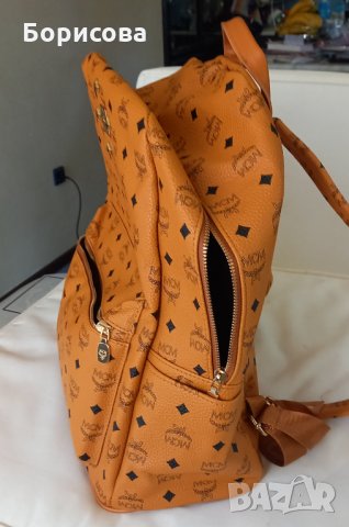 Голяма дамска раница от еко кожа, снимка 3 - Раници - 33846156