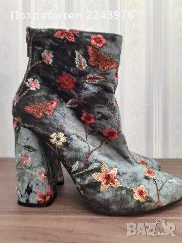 Дамски боти на висок ток, снимка 2 - Дамски боти - 41569191