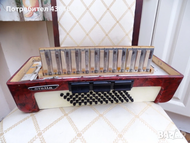 Корпус (баси) с тарги за Акордеон Weltmeister Stella 60 баса, снимка 2 - Акордеони - 53576519