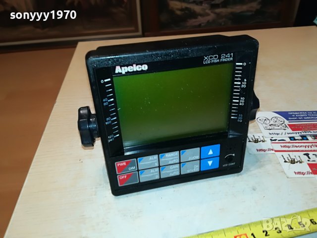 APELCO XCD 241 LCD FISH FINDER-12V ВНОС SWISS M0306231906, снимка 2 - Друга електроника - 40938340