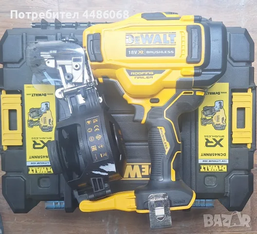 такер за пирони, пушка за битумни керемиди dewalt dcn45 