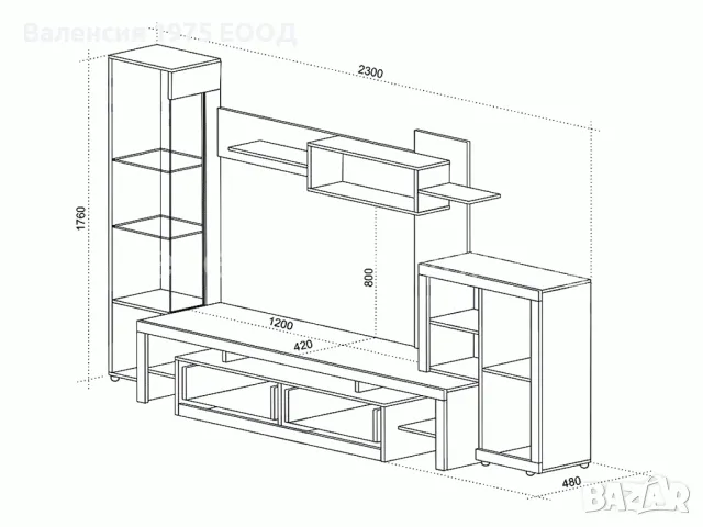 Холна секция Самба, снимка 2 - Секции и витрини - 29929275