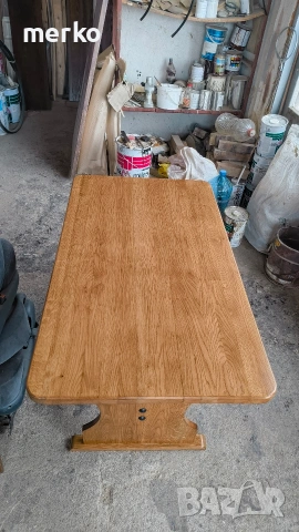 Маса от масив дъб., снимка 3 - Маси - 53568400