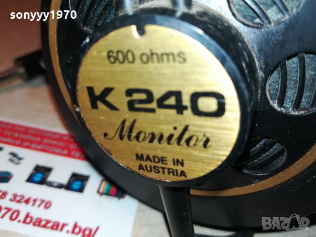 ПОРЪЧАНИ⭐AKG K-240 MONITOR-MADE IN AUSTRIA 1409212036⭐, снимка 4 - Слушалки и портативни колонки - 34135167