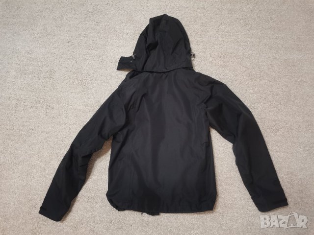 Водонепромокаемо Черно яке от Декатлон QUECHUA XS размер, снимка 4 - Детски якета и елеци - 42423527