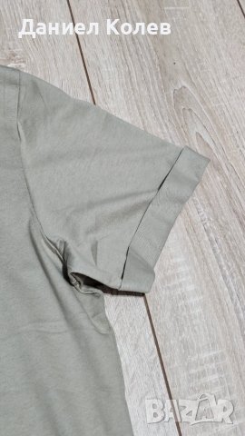 Calvin Klein мъжка тениска – бежова, класически стил, размер M, снимка 7 - Тениски - 51103866