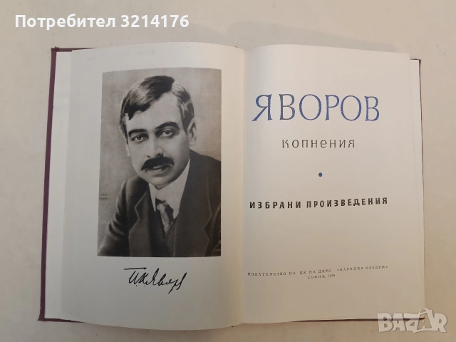Подир сенките на облаците - Пейо К. Яворов (1966, + плоча), снимка 5 - Българска литература - 53523312