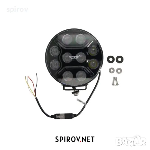 LED фар STRANDS Dark Knight Intense 9 150W 16100lm 5000K, снимка 2 - Части - 55703364