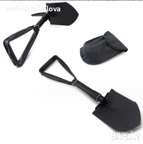 Многофункционална сгъваема градинска лопата от стомана, снимка 5 - Градински инструменти - 51465125