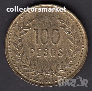 100 песо 1992, Колумбия