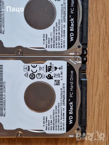 500GB WD Black  2 броя, снимка 16 - Лаптоп аксесоари - 56053087