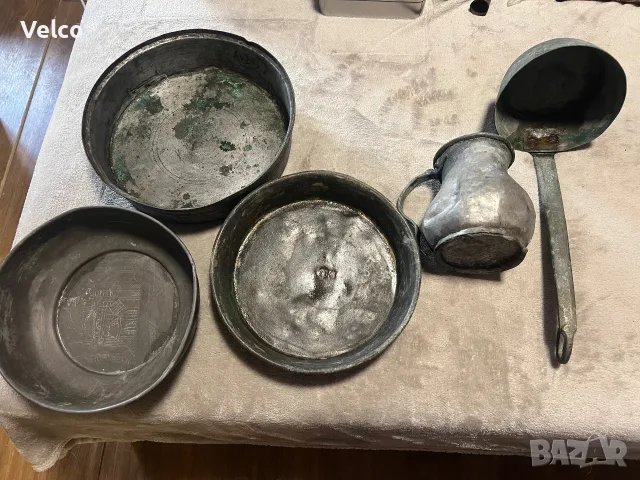 стари бронзови съдове 