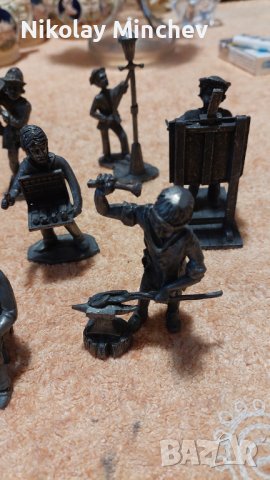 Колекция калаени фигури" Стари занаяти ", снимка 4 - Колекции - 41860623