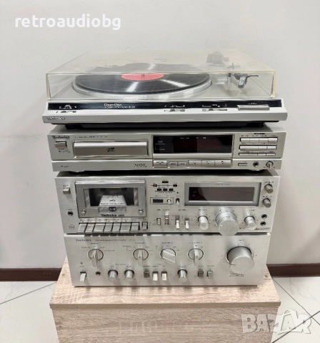 🔊Висок клас аудио система Technics - Усилвател, триглав дек, CD и грамофон + опция тонколони🔊, снимка 3 - Аудиосистеми - 52490293