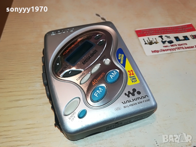 SONY WALKMAN 1003220837, снимка 3 - Радиокасетофони, транзистори - 36052735