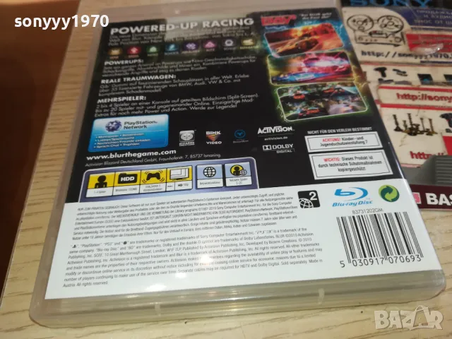 BLUR SONY PS3 GAME 1003251721, снимка 10 - Игри за PlayStation - 49437727