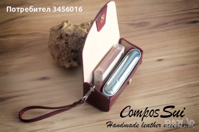 Кожен калъф за IQOS, ръчна изработка, снимка 5 - Други - 39965457