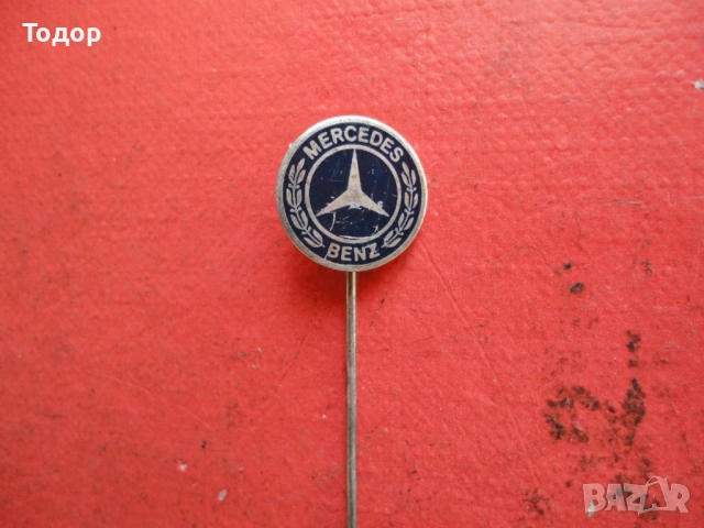 Старинна значка Mercedes Benz 3, снимка 3 - Колекции - 52670477