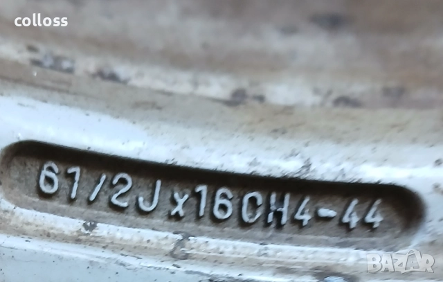 16" 4х100 6.5J 60.1мм алуминиеви джанти RENAULT, снимка 8 - Гуми и джанти - 52157984