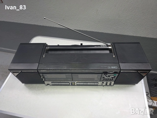Радиокасетофон AIWA CA-W40, снимка 6 - Радиокасетофони, транзистори - 53048353