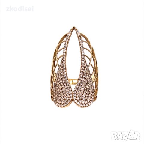 Златен дамски пръстен 4,40гр. размер:59 14кр. проба:585 модел:17502-2