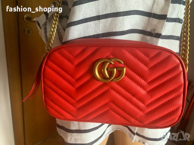 Дамска чанта Gucci (Marmont MATELASSÉ small Shoulder bag