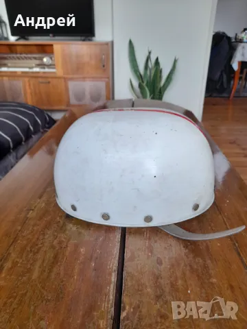 Стара мотористка Каска #4, снимка 3 - Други ценни предмети - 48252162