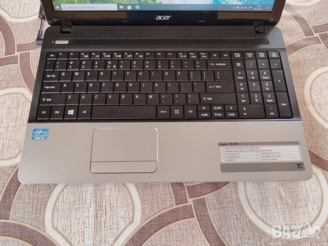 Лаптоп Acer Aspire E1-571, снимка 5 - Лаптопи за дома - 53632395