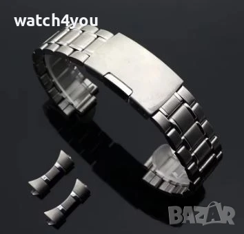 НОВА СТОМАНЕНА ВЕРИЖКА ЗА ЧАСОВНИК С ИЗВИТИ НАКРАЙНИЦИ. ЗАОБЛЕНИ ВЕРИЖКИ ЗА ЧАСИВНИЦИ.ИЗВИТА ВЕРИЖКА, снимка 2 - Каишки за часовници - 34730516