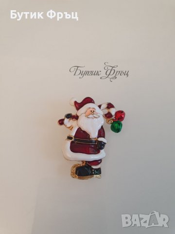 Брошка Дядо Коледа , снимка 2 - Други - 38987718