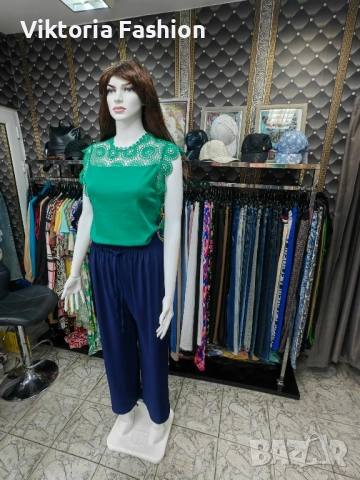 дамска блуза с дантела